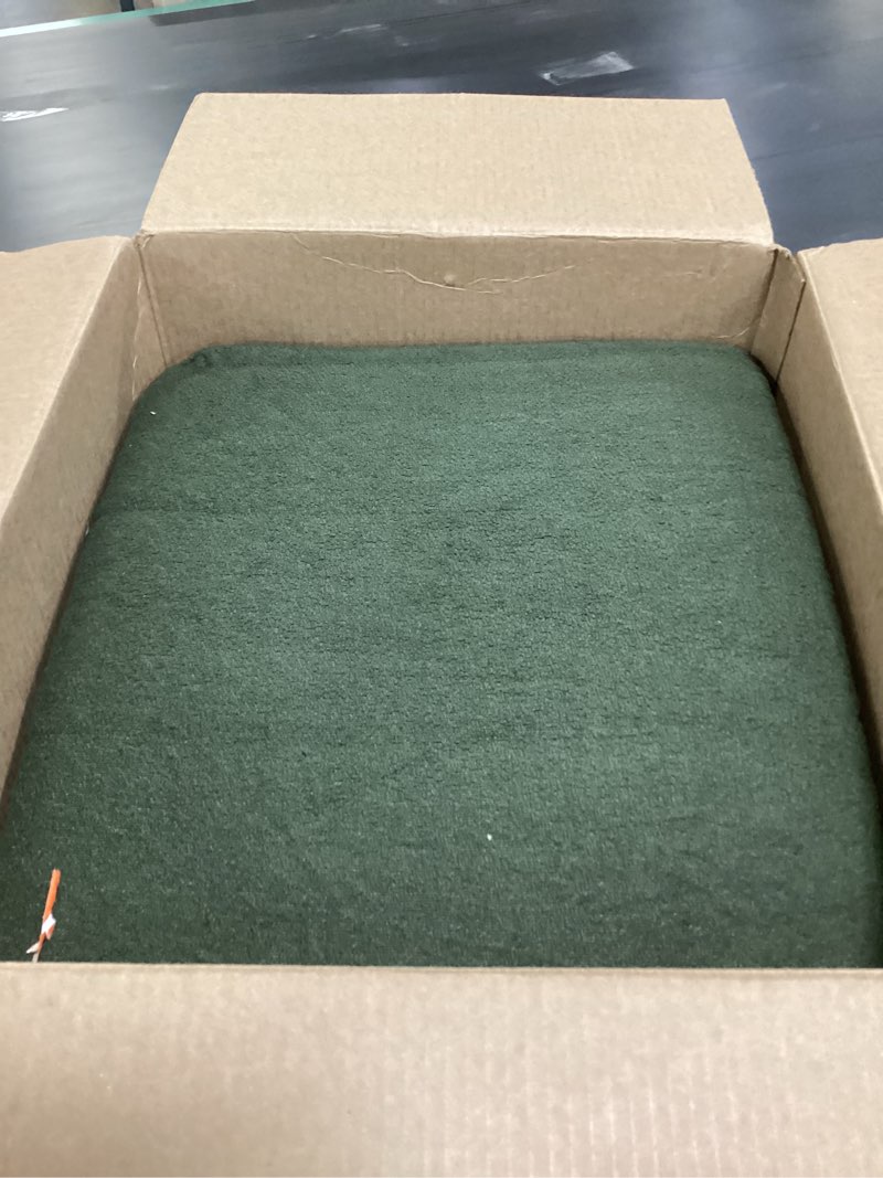 Condition photo showing Good Condition for Wenqik Bench Cushion 42x16x4 Inch for Indoor Outdoor Furniture Tufted Thicken Bay Window Seat Cushion Non Slip Waterproof Dining Piano Bench Pad Pillow Anti Cat Scratch for Patio Porch Swing, Green Green 42x16x4 Inch