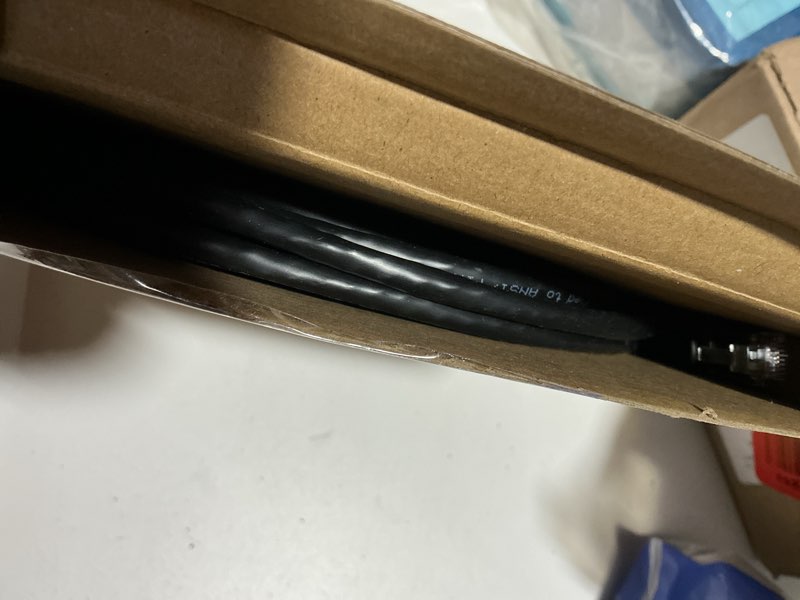 Condition photo showing As Is for cable matters 10gbps snagless cat 6 ethernet cable - 25ft, cat 6 cable, cat6 cord, ethernet cord, black 25 ft black