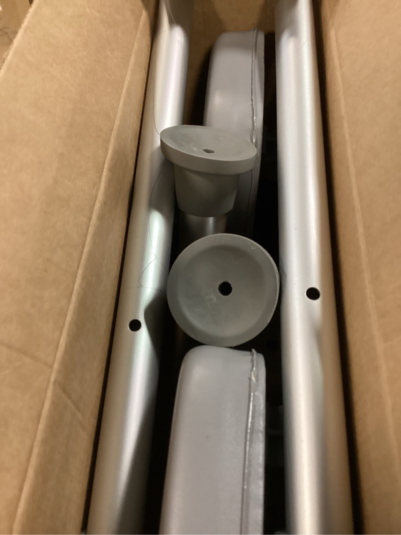 Condition photo showing New/Like New for toilet seat risers for seniors, raised toilet seat with padded handles & seat, 400 lbs raised toilet seat with adjustable height & width for pregnant, disabled, handicapped,(gray)