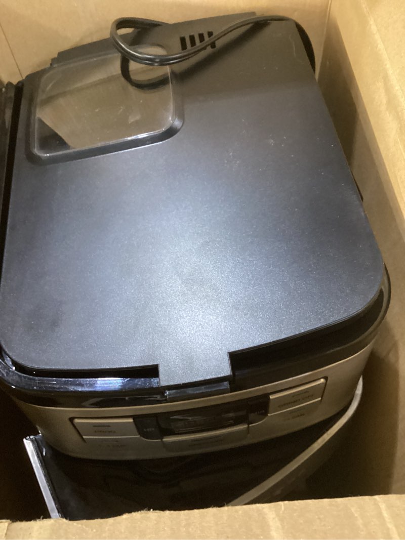 Condition photo showing As Is for Cuisinart Automatic Grind & Brew 10-Cup Coffee Maker with Blade Grinder, Programmable Coffee Machine Glass Carafe with 1-4 Cup Setting, Brew Pause, Grind-Off Option, DGB-450NAS, Black/Stainless Steel 10-Cup Thermal Automatic Grind & Brew Black/Stainless