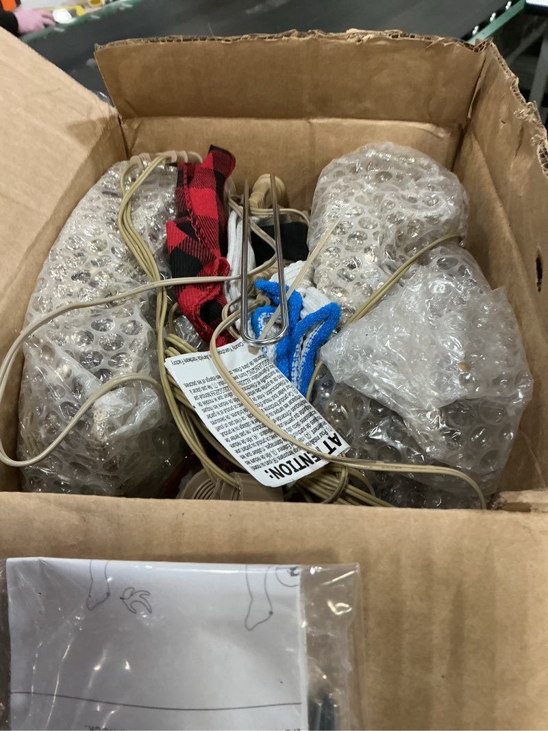 Condition photo showing Good Condition for 48 Inch 2.5D Gold Lighted Christmas Deer Decorations 3-Piece Outdoor Holiday Decorations Reindeer Set with 145 Warm White LEDs, Large Yard Display for Garden, Storefront SDL-2D-001