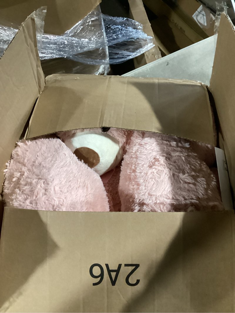 Condition photo showing Good Condition for HollyHOME Giant Teddy Bear 5Ft Big Teddy Bear Stuffed Animal Birthday Valentines Day Plush for Kids and Girlfriend 60 inch Pink