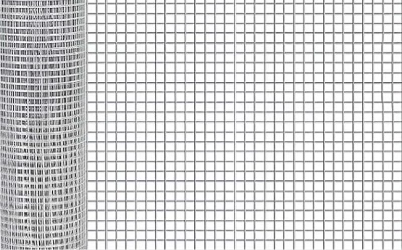 hardware cloth 48in x100ft 1 inch galvanized, chicken rabbit snake cage fence mesh roll,garden plant welded metal wire fence,poultry animal netting cage screen.