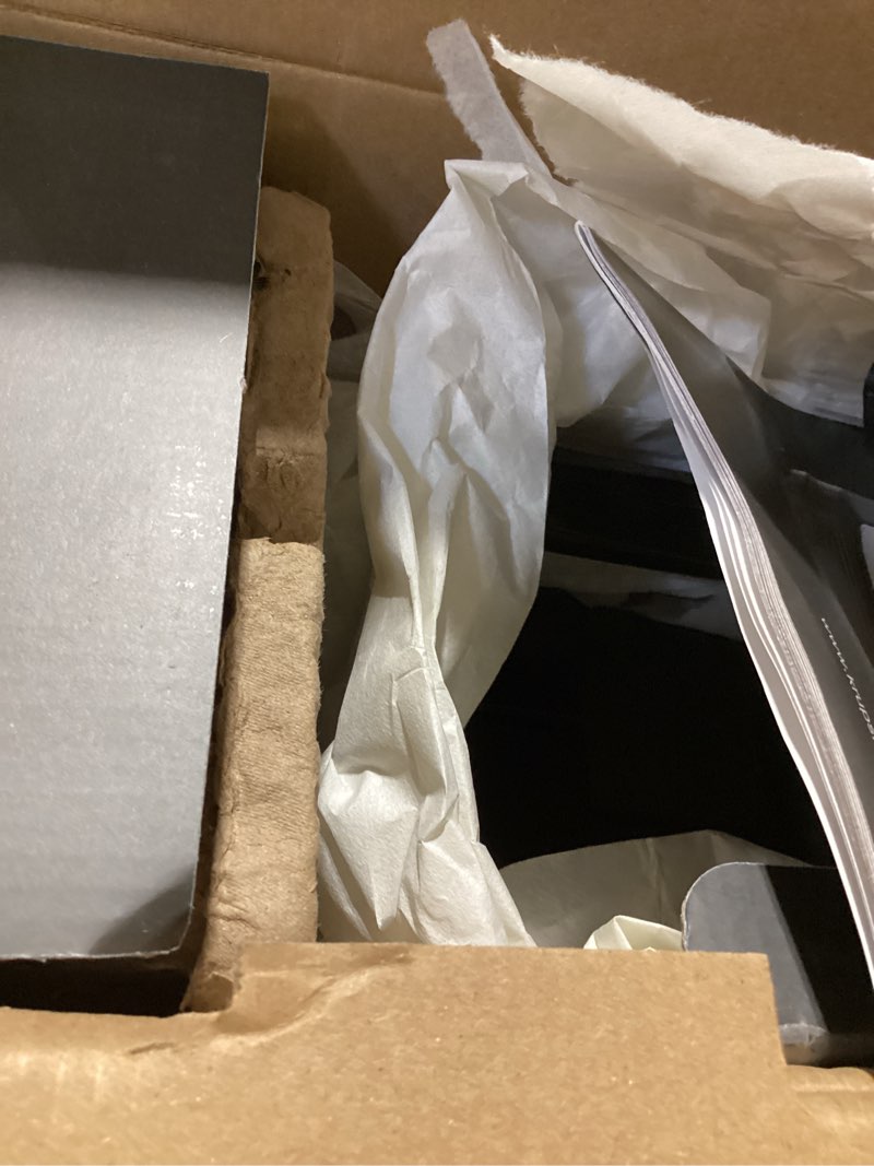 Condition photo showing As Is for KRUPS 4-Slice Belgian Waffle Maker: Stainless Steel, 5 Browning Levels, Audible Ready Beep, Removable Plates, 1200W, Silver/Black, Large Waffle Maker Family Size, Great for Family Breakfasts