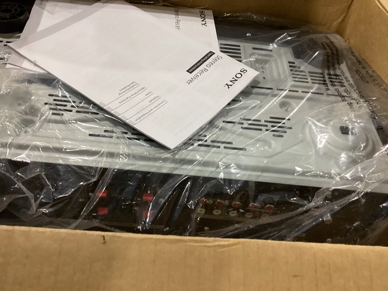 Condition photo showing As Is for not tested ****sony strdh190 2-ch home stereo receiver with phono inputs & bluetooth black stereo receiver receiver