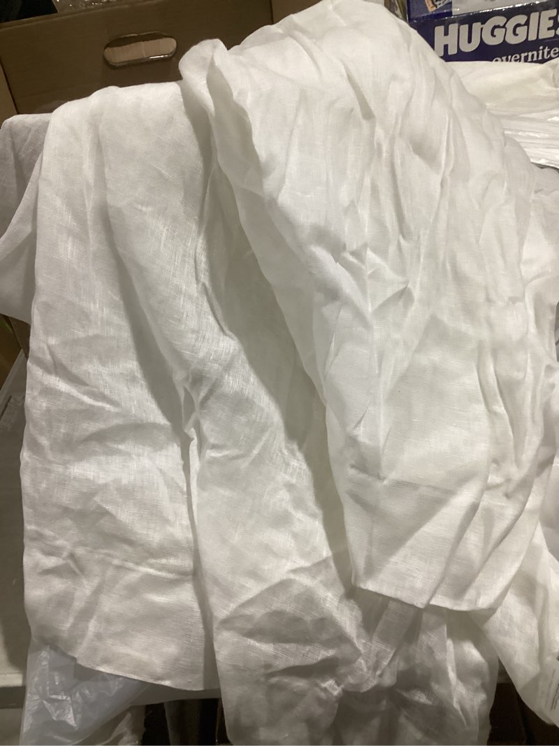 Condition photo showing Good Condition for european linen curtains 48”x108”