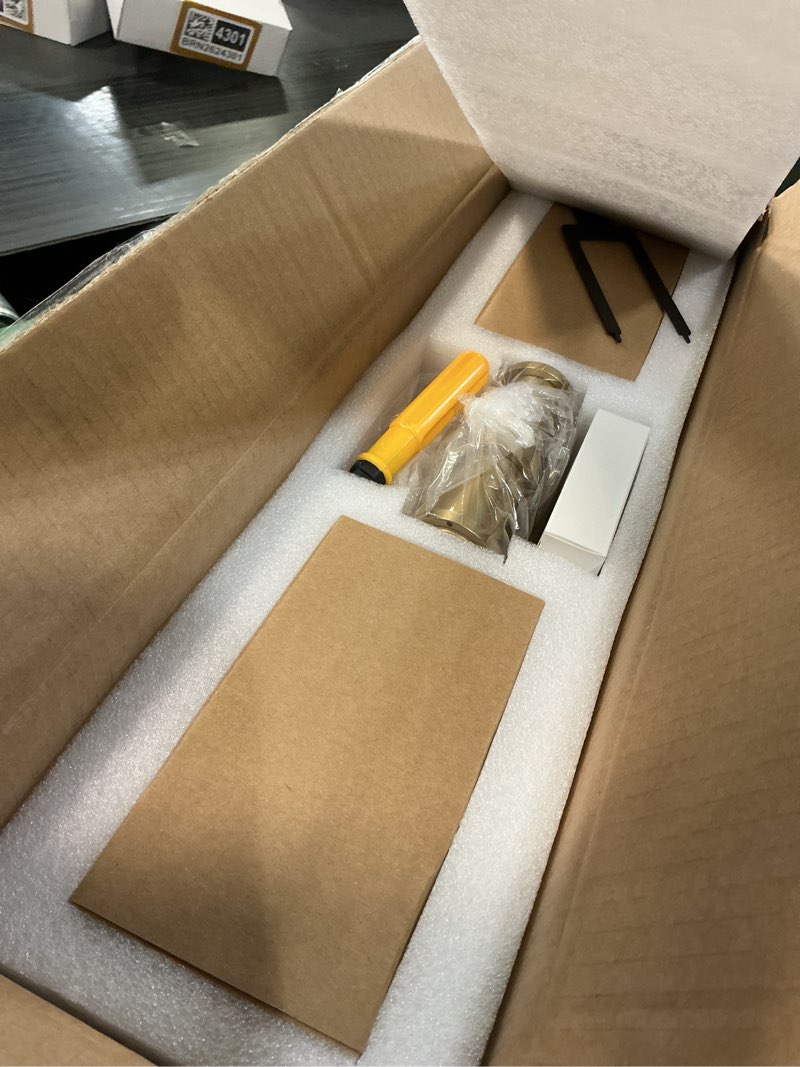 Condition photo showing Good Condition for Crystal Wall Sconces, 13" Modern Brass Sconces Lighting with K9 Crystal Lampshade,Indoor Wall Sconce Bedroom Wall Light Fixtures for Living Room Bathroom Hallway Stairs Entryway Gold Sconces-1 Pack