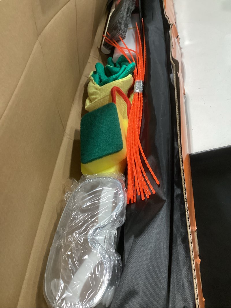 Condition photo showing Good Condition for Bluesea 30 Feet Chimney Sweep Kit, Ergonomic Chimney Cleaning Kit, Extends Up to 30 Feet, Chimney Cleaner, Chimney Cleaning Tools, Chimney Cleaning System with Strong Brush, 9 Flexible Chimney Rods