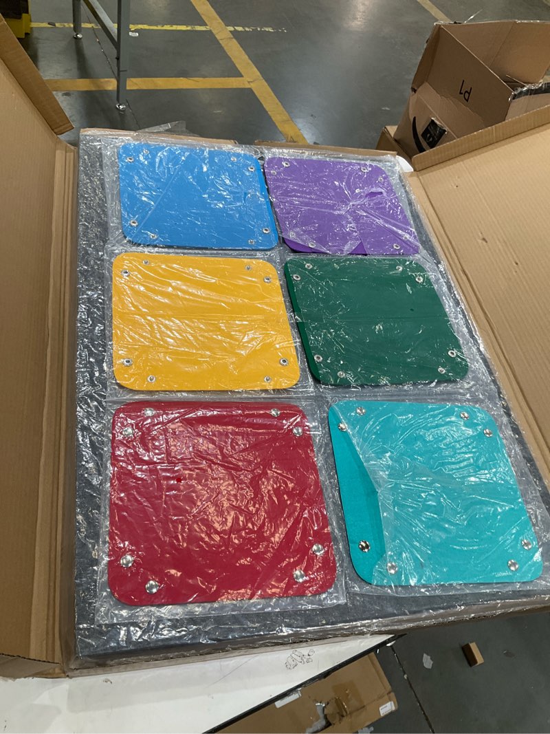 Condition photo showing Good Condition for tektalk jigsaw puzzle board with 2-in-1 designed stand & cover, multi-angle adjustable bracket & 6 color sorting trays, lightweight portable mat for puzzle storage saver, up to 1000 pieces - gray