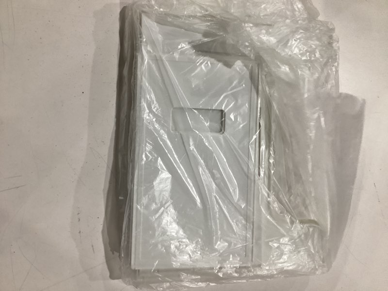 Condition photo showing Good Condition for 2 pcs portable desktop file, side handles, filing organizer, hanging file folders, letter size for schools office home (white) white 2