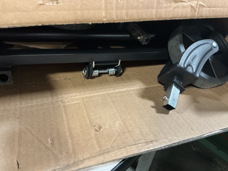 Condition photo showing As Is for Joxir Collapsible Wagon Cart Foldable 120L 360lbs Capacity, Lightweight Portable Beach Wagon, Shopping Carts with Wheels for Grocery, Camping, Shopping, Garden Cart 120L-Upgraded