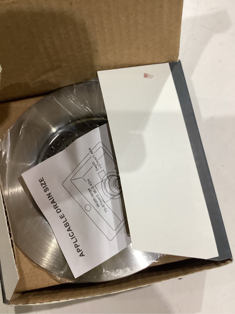 Condition photo showing New/Like New for Upgraded 3 in 1 Kitchen Sink Drain Strainer & Sink Stopper,304 Stainless Steel Pop-Up Kitchen Sink Drain Strainer and Stopper Combo,Fits US Standard 3-1/2 Inch Drain, Anti-Clogging Odor Prevention