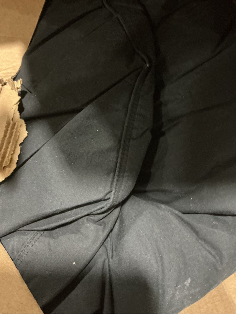 Condition photo showing Good Condition for Three Geese Pinch Pleat Waterfowl Feathers and Down Comforter Palatial King Size Duvet Insert,750+ Fill Power,1200TC 100% Cotton, Premium All Seasons Black-Gray Warm Hotel Comforter with 8 Tabs. Palatial King:120x98inches Black-gray