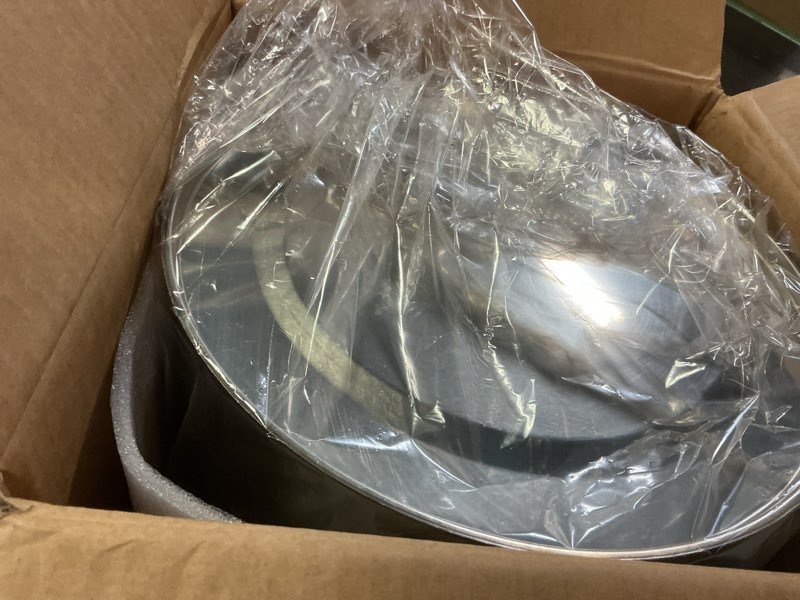 Condition photo showing Good Condition for metal dog food storage container 18lbs, stainless steel dog food storage container with lids airtight, pet food storage container for dogs, cat food bin with spoon, keep food fresh, easy to clean