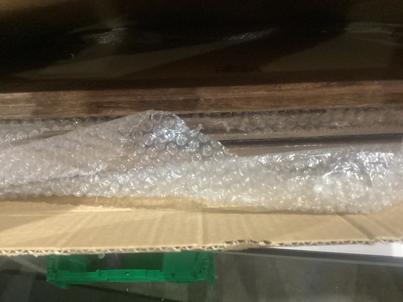 Condition photo showing New/Like New for QEQRUG 12x18 Frame Vintage Brown Picture Frames for Wall Hanging Poster Frames 12 x 18, Set of 3 Brown 12x18-3 Pack