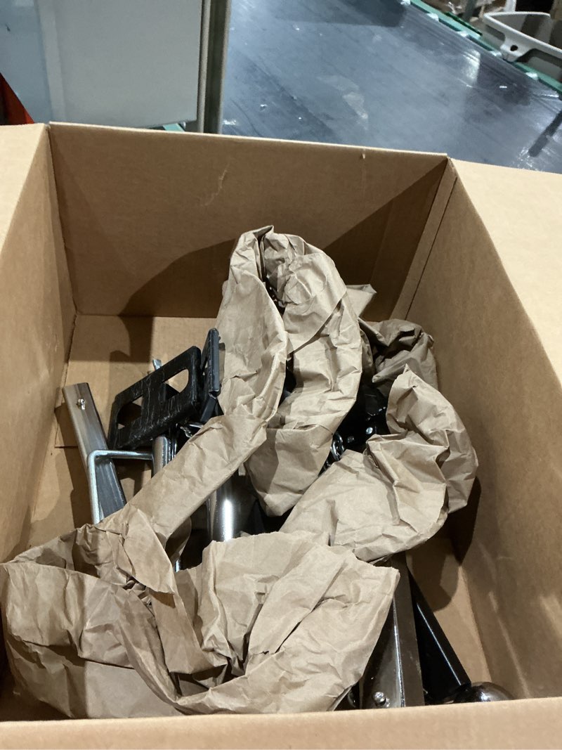 Condition photo showing As Is for heavy duty tripod stabilizer for trailer, 5th wheel tripod adjustable