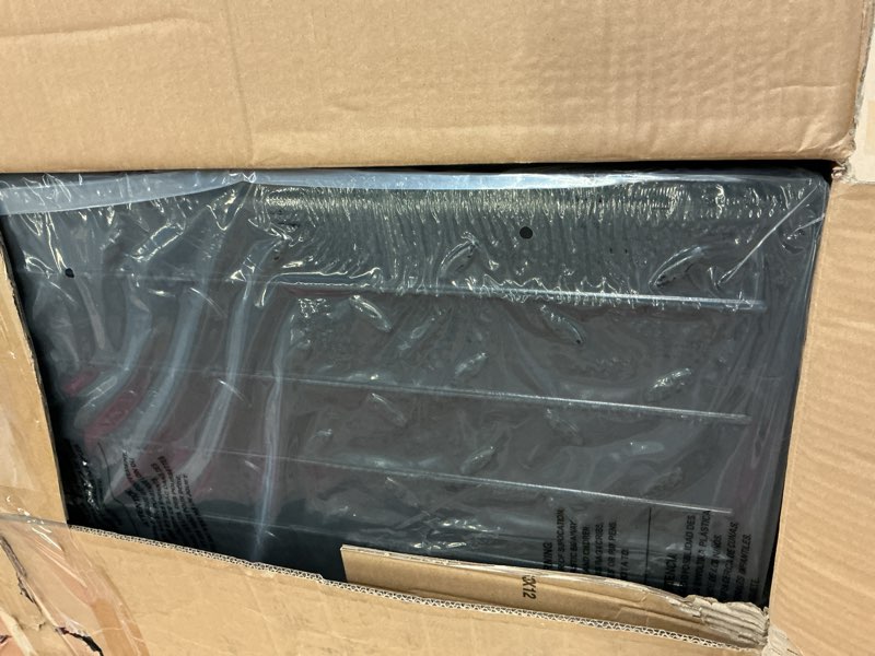 Condition photo showing New/Like New for VEVOR 4" Rise Rubber Threshold Ramp, 3 Channels Cord Cover Wheelchair Ramp, No-Slip Surface, 2200 Lbs Load Capacity Rubber Ramp for for Home Doorways Driveways Curb, 41.8" L x 24" W x 4" H 4“ H