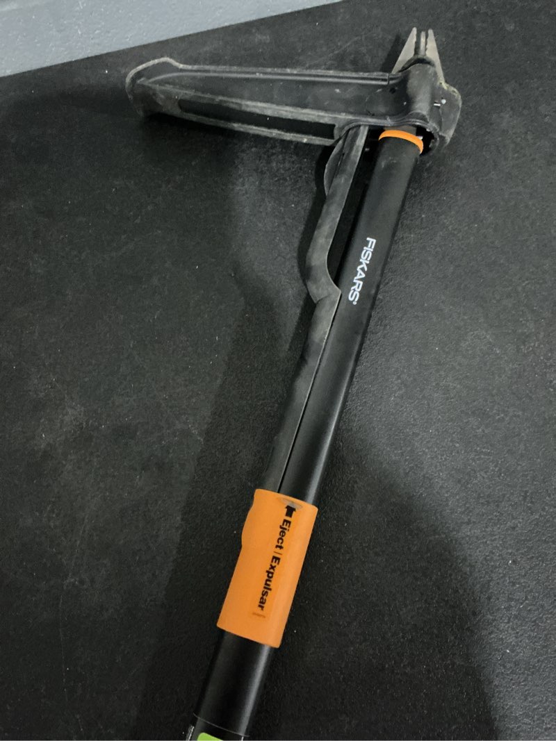 Condition photo showing As Is for fiskars 39.25 in. stainless steel weeder aluminum handle