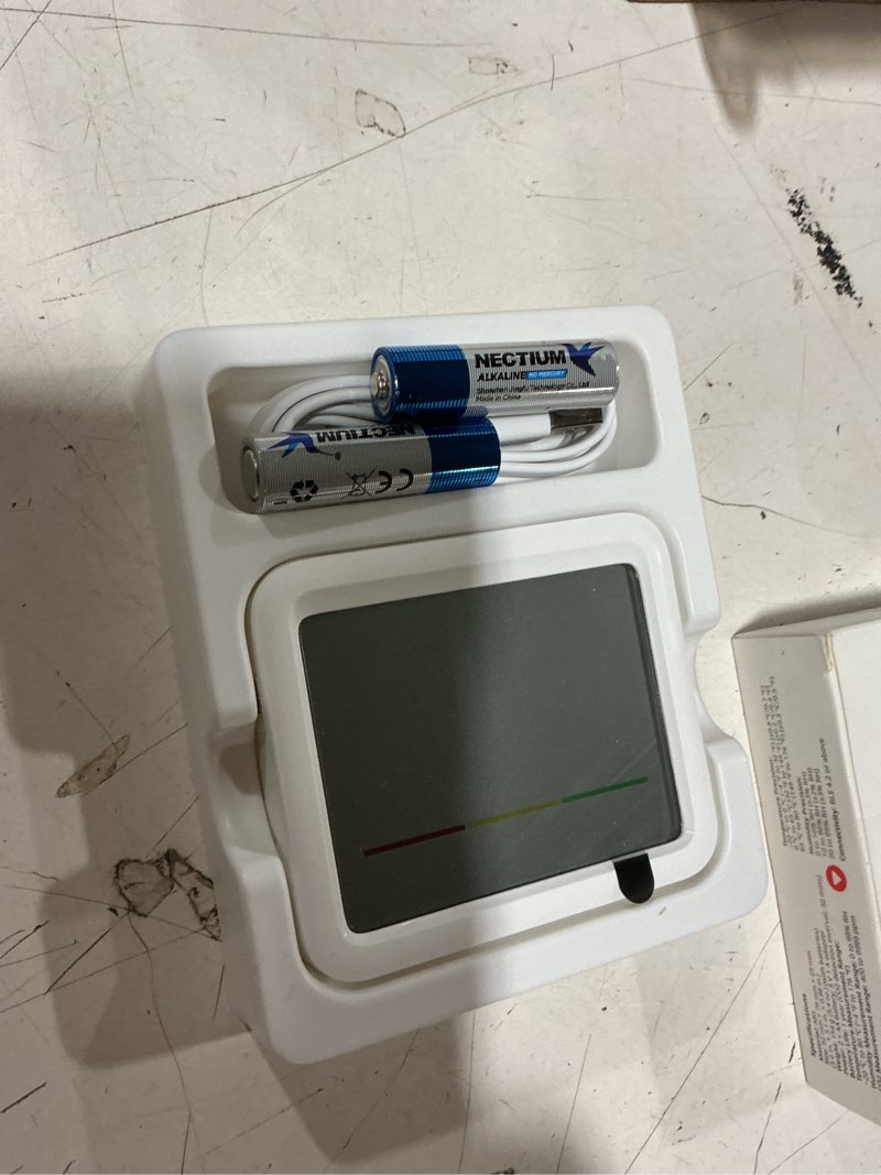 Condition photo showing Good Condition for switchbot co2 detector, air quality monitor indoor, co2 monitor for co2/temp/humidity, portable carbon dioxide detector for home/car/office/greenhouse meter pro co2
