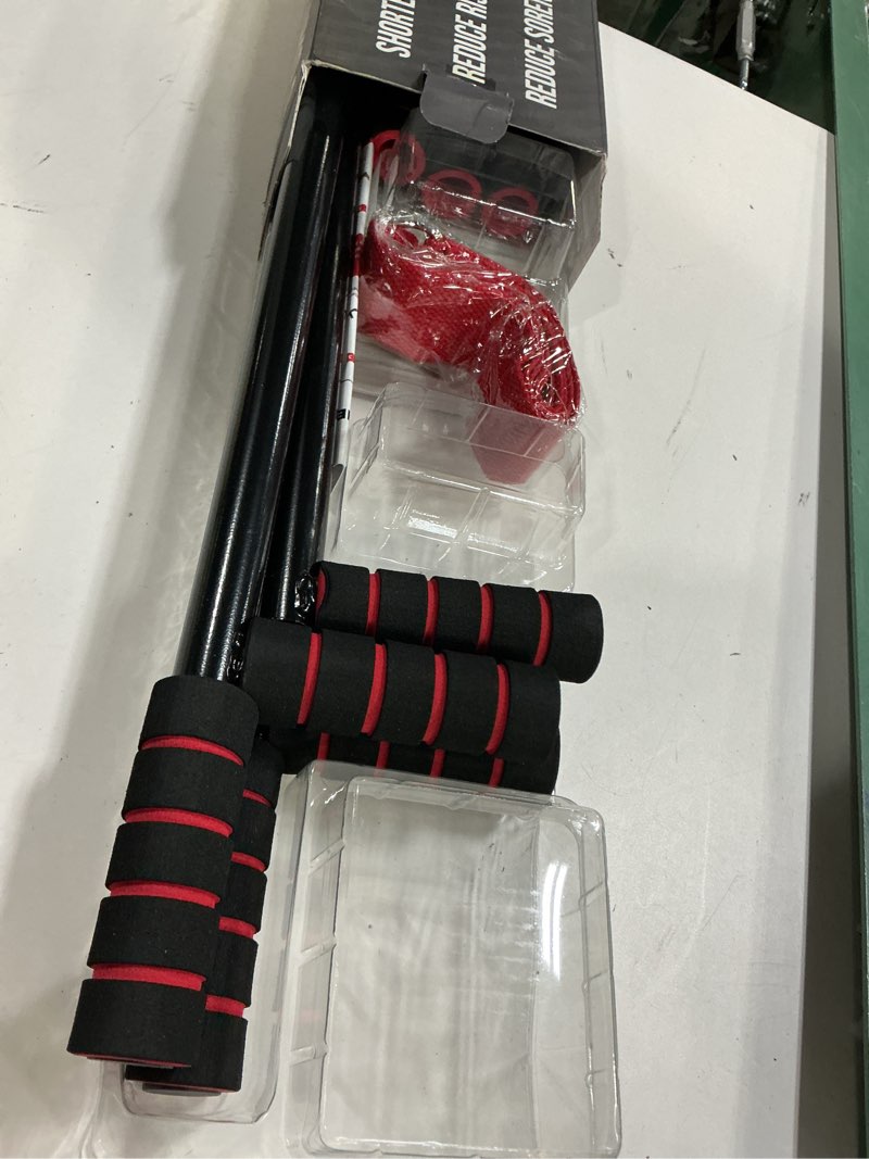 Condition photo showing Good Condition for split machine for flexibility with trainer app – adjustable 3 bar leg stretcher to boosts range of motion, leg and groin flexibility with split stretcher machine timer, for martial arts, mma, yoga