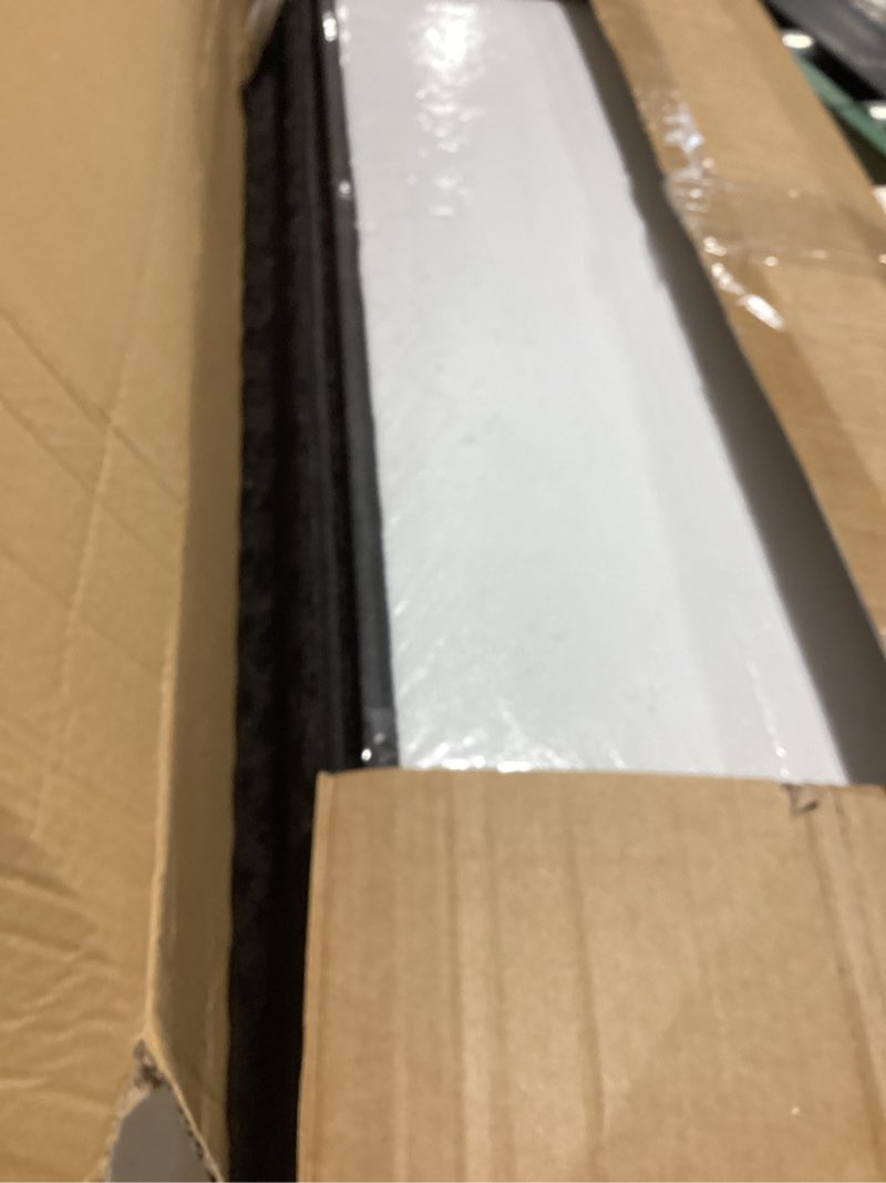 Condition photo showing Good Condition for bullnose stair treads non slip 9.5" x 36", 14 pcs carpet stair treads for wooden steps indoor with edge protection, reusable peel and stick tpu backing stair runner rugs - lattice pattern black black (lattice pattern) 9.5*36 inch 14