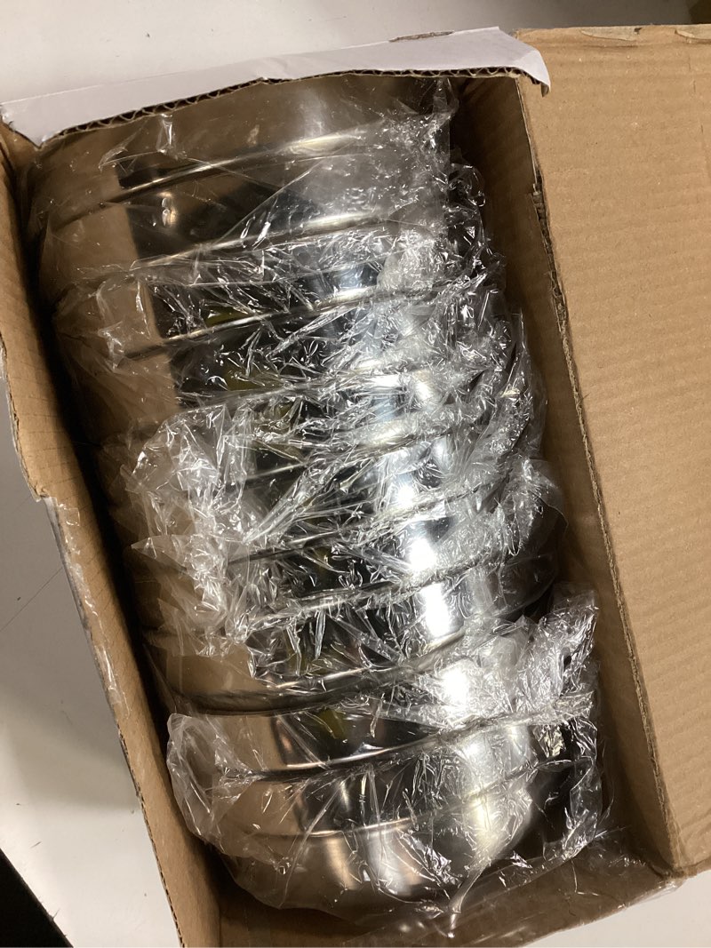 Condition photo showing New/Like New for 10 Pack 18/8 Stainless Steel Bowls, 12 Oz Double Walled Insulated Snacks Bowl, Unbreakable Metal Serving Dishes for Soup, Ice Cream, Durable, Dishwasher-Safe