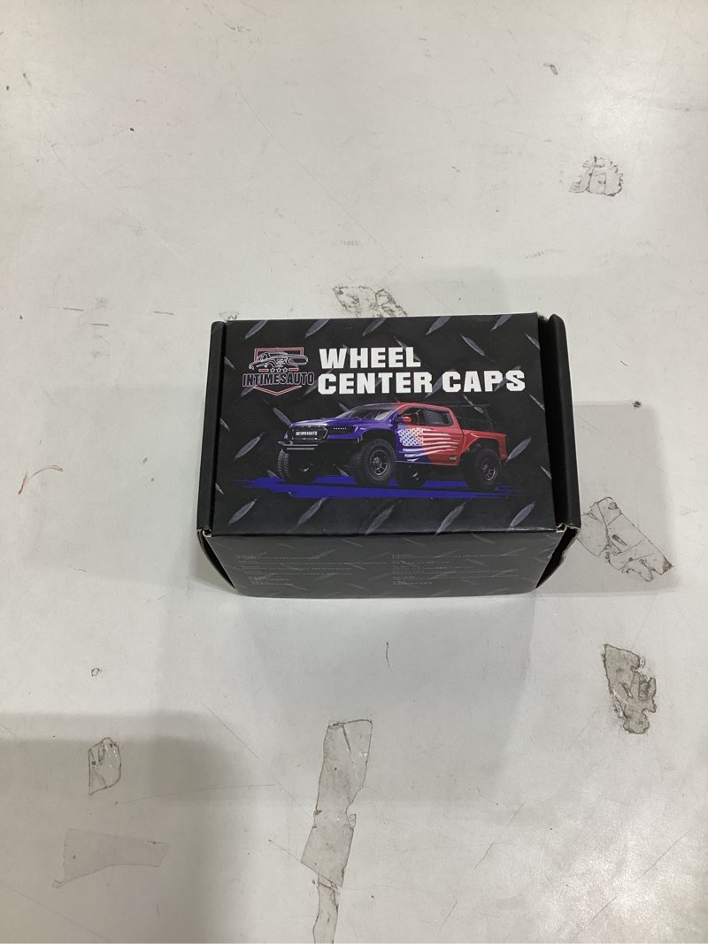 Condition photo showing New/Like New for 68MM 2.7 Inch Wheel Center Caps for BMW 36136783536 Rim Wheel Center Hub Caps, Pack of 4 Gloss Black with American Flag Gloss Black with American Flag 68.5MM O.D. / 65.0MM I.D.