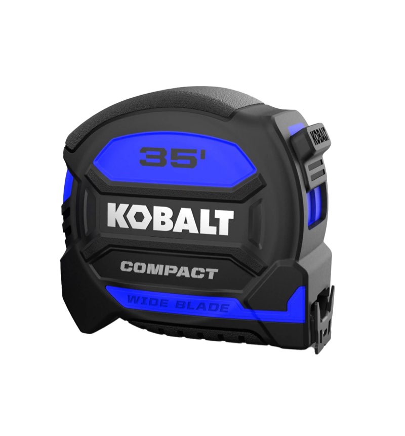 Kobalt 35-ft Compact Wide Blade Tape Measure.  