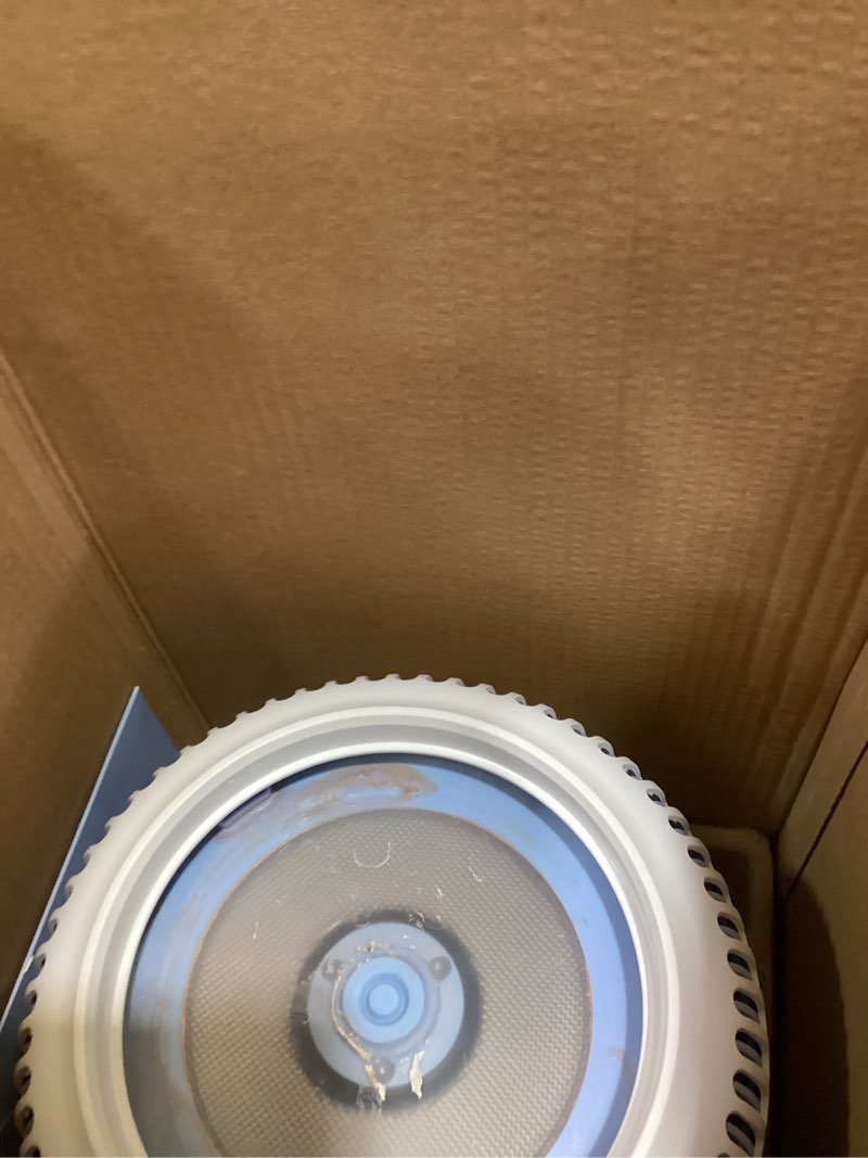 Condition photo showing As Is for levoit evaporative humidifiers for bedroom baby, dual air and water filters, separate sensor, blue light free for nursery nightlight, auto dry, smart control & alexa, auto mode, 3.8l tank for 36h