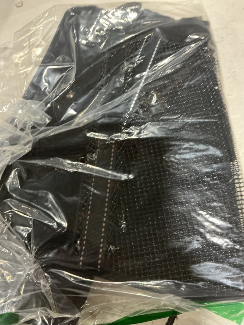 Condition photo showing As Is for dog cone collar after surgery to stop licking: soft grid recovery collar with detachable pad, elizabeth cone alternative for large medium, small dogs, normal eating and drinking,xl,jet black jet black xl(depth: 10.8in, girth: 16.0-19.5in)