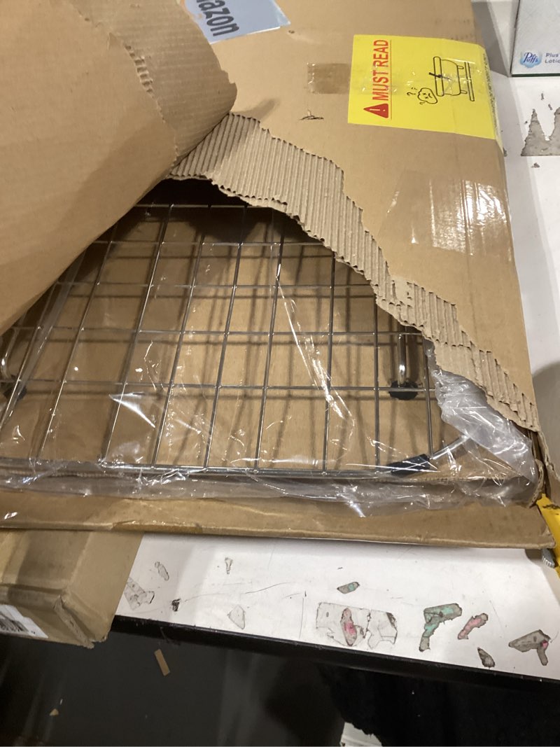 Condition photo showing Good Condition for sink protector grid 26-1/16" x 14-1/16", centered drain with corner radius 3-1/2", 304 stainless steel material (centered drain) 26-1/16" x 14-1/16" centered drain