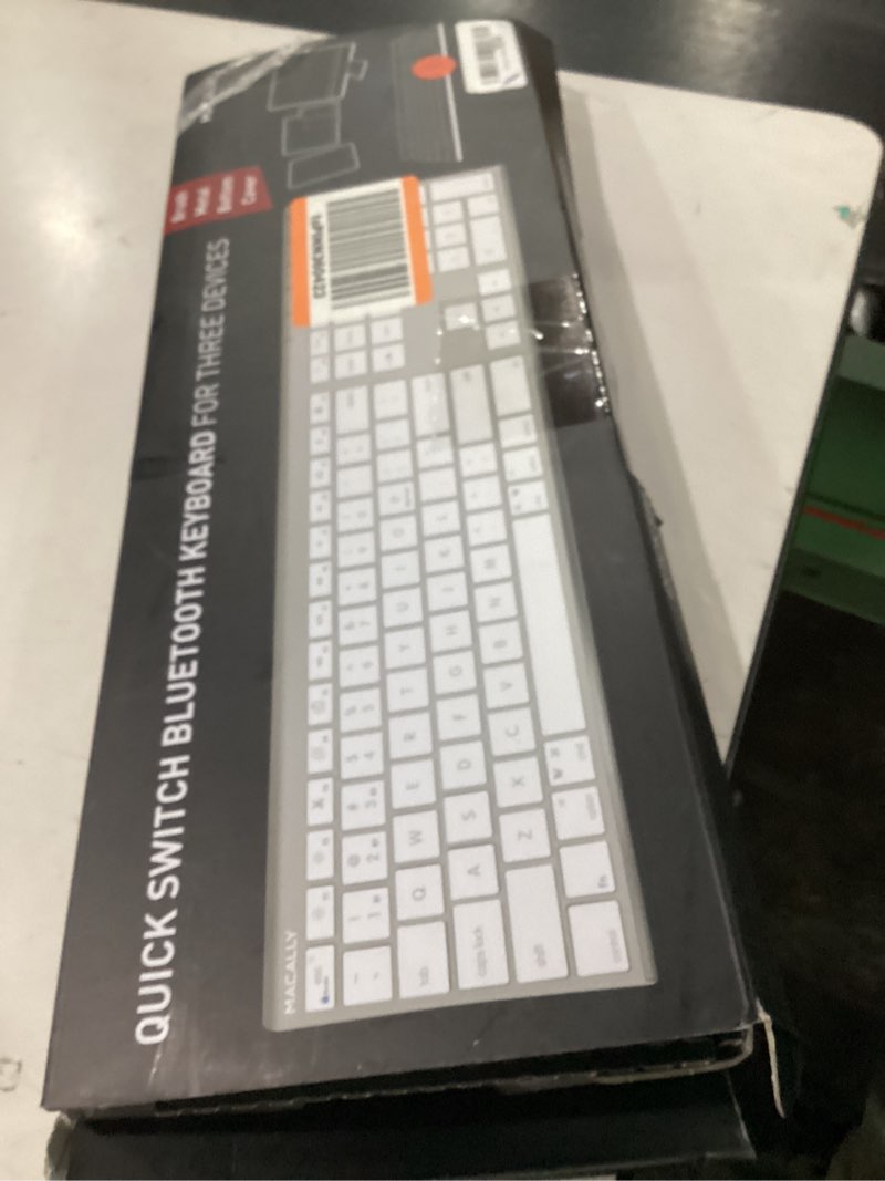 Condition photo showing Good Condition for logitech mx keys s for mac, wireless keyboard, fluid, precise laptop-like typing, programmable keys, backlit, bluetooth usb c rechargeable for macbook pro, macbook air, imac, ipad - pale grey keyboard full size pale grey