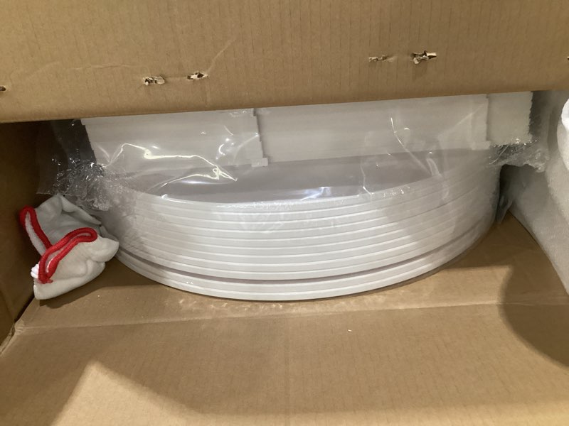 Condition photo showing Good Condition for spaceaid 9 tier rotating shoe rack tower, spinning shoe display lazy susan, revolving 360 shoe rack storage round carousel, vertical handbag rotate shoes closet organization (9-tier white) 9 tier (23.2"w x 80.7"h) white