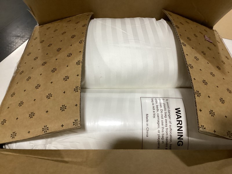 Condition photo showing As Is for Beckham Hotel Collection Bed Pillows Standard/Queen Size Set of 2 - Original Soft Down Alternative Pillow for Sleeping - Soft Support for Back, Stomach or Side Sleepers