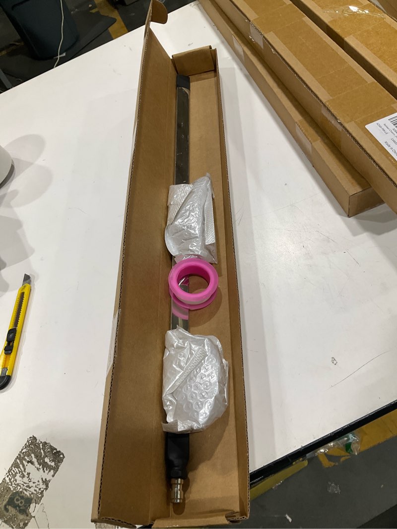 Condition photo showing New/Like New for radiator cleaning wand,radiator water air cleaning wands, 24“ wand+ 7 angles coupler+ valve switch, cleaner for car truck power washer wand