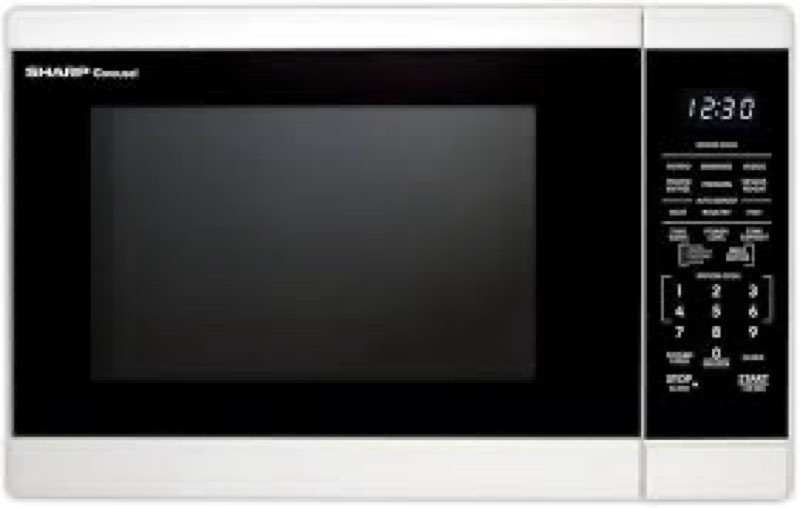 SHARP Countertop Microwave Oven with Removable 12.4" Carousel Turntable, 1100 Watt, 1.4 Cubic Feet, 