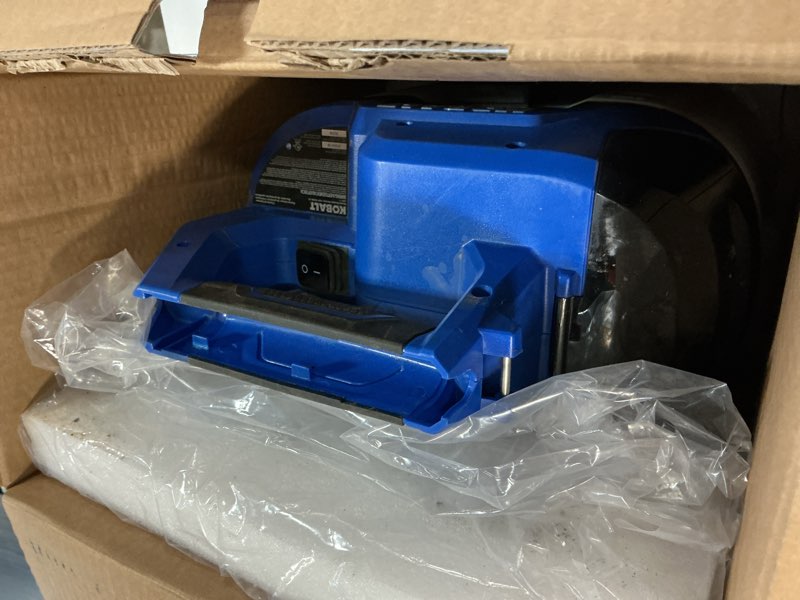 Condition photo showing As Is for kobalt 2.11-gallon plastic pump sprayer