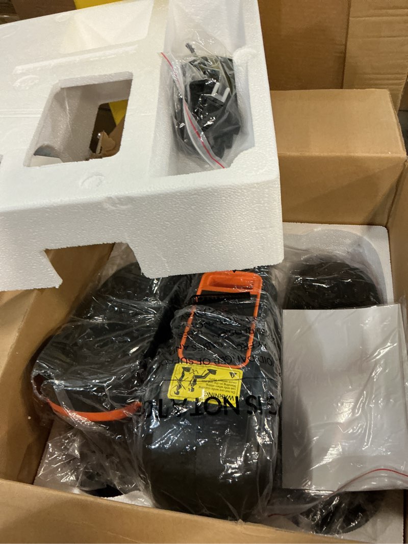 Condition photo showing Good Condition for Under Desk Machine, Electric Elliptical Leg Exerciser for Senior, 13 Adjustable Speeds Quiet and Portable Seated Pedal Exerciser for Training with Remote Control Orange