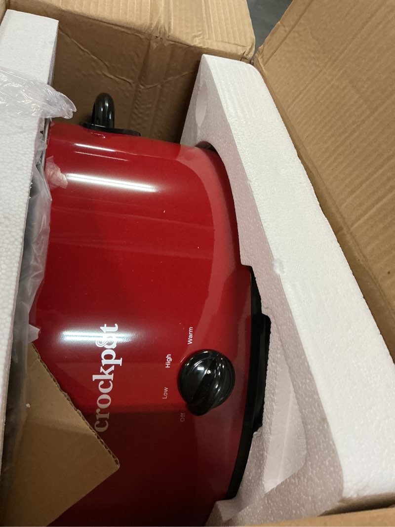 Condition photo showing Good Condition for crock-pot express crock slow cooker 8 quart red 8qt red