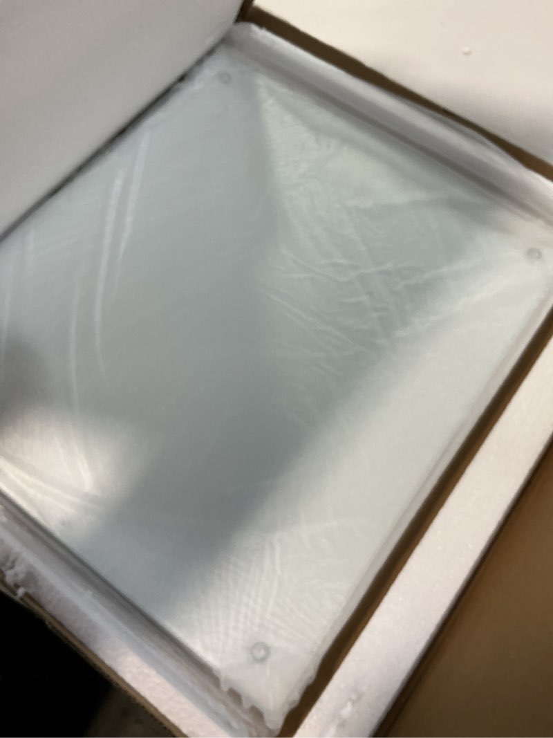 Condition photo showing New/Like New for Tempered Glass Cutting Board Long Lasting Clear Glass Scratch, Heat, Shatter Resistant, Dishwasher Safe. 14 x 16 Inch 14"L x 16"W