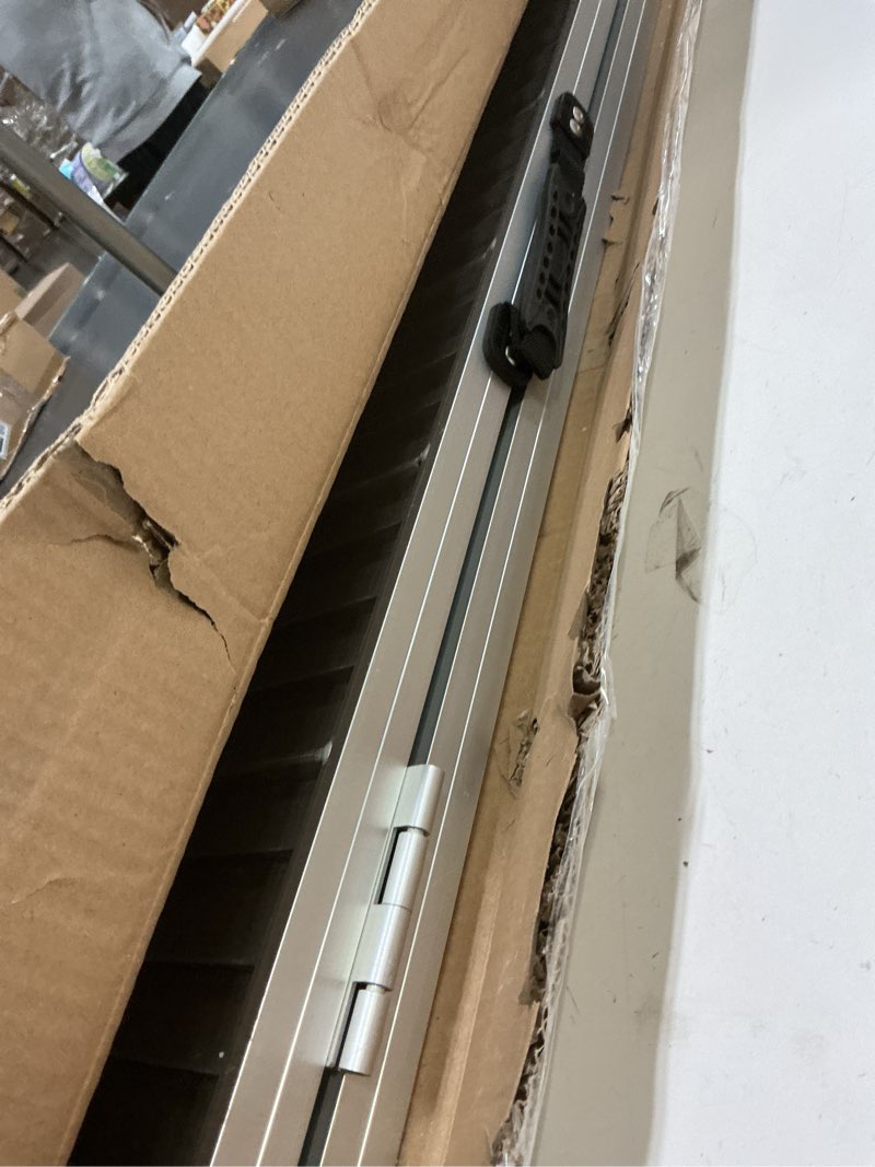 Condition photo showing Good Condition for Wheelchair Ramp 3FT Folding Handicap Ramp Portable Wheelchair Ramp Threshold Ramps for Home Non-Skid Aluminum Wheel Chair Ramps for Home Steps Stairs Curbs 36" Lx 29.2" Wx2H 800 lbs 3FT(Applicable height3"-9")