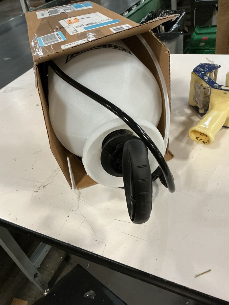 Condition photo showing Good Condition for Chapin 20005 Pump Sprayer, 2?Gallon, Lawn & Garden, Translucent Poly Tank, Funnel?Top, SureSpray Anti?Clog Filter, Adjustable Cone Nozzle & 34" Hose for Fertilizer, Weed & Pest Application 2-Gallon Sprayer