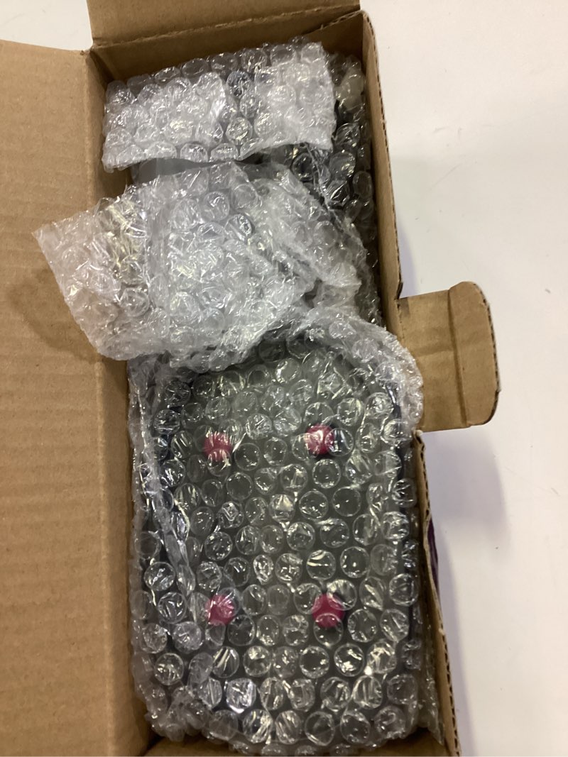 Condition photo showing New/Like New for travel steamer for clothes 1200w: 5-mode handheld iron & steam 15s heat-up, 90° rotatable, 7-hole ceramic soleplate, no-drip steam, 110ml tank, 110v deep purple&grey