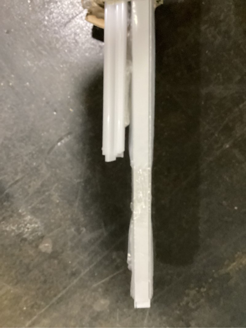 Condition photo showing Good Condition for (possibly missing parts)hunhun 10-pack 6.6ft/2meter u shape white led aluminum channel system with milky cover, end caps and mounting clips, aluminum channel profile for led strip light diffuser installations (10pack*6.6ft) 10pack*6.6ft(white)