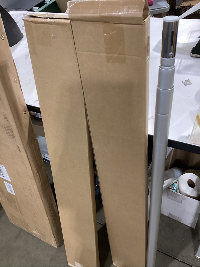 Condition photo showing Good Condition for pipe and drape backdrop stand 10ftx10ft adjustable background support system heavy duty background stand for wedding banquet decorations silvery silvery 10x10 ft
