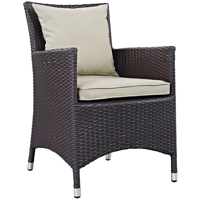 Only armchair)Convene Outdoor Patio Dining Armchair 