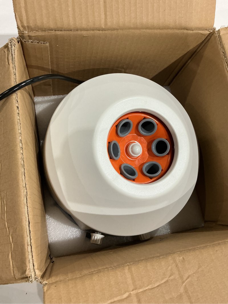 Condition photo showing Good Condition for mxmoonant centrifuge machine, 15mlx6 lab benchtop prp centrifuges, 4000rpm electric desktop centrifuge with lcd digital display, time & speed control 110v white