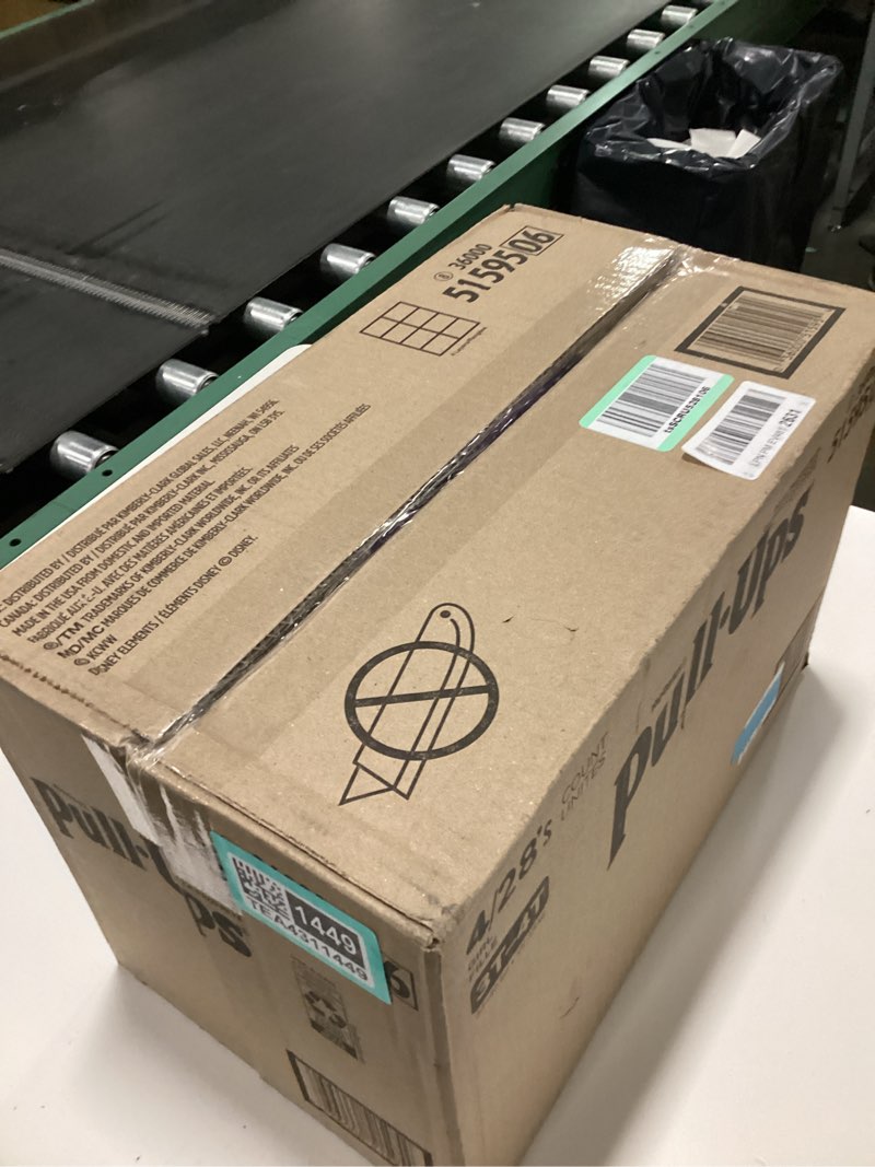 Condition photo showing New/Like New for Pull-Ups Girls' Potty Training Pants, Size 3T-4T Training Underwear (32-40 lbs), 112 Count (4 Packs of 28) 3T-4T 112