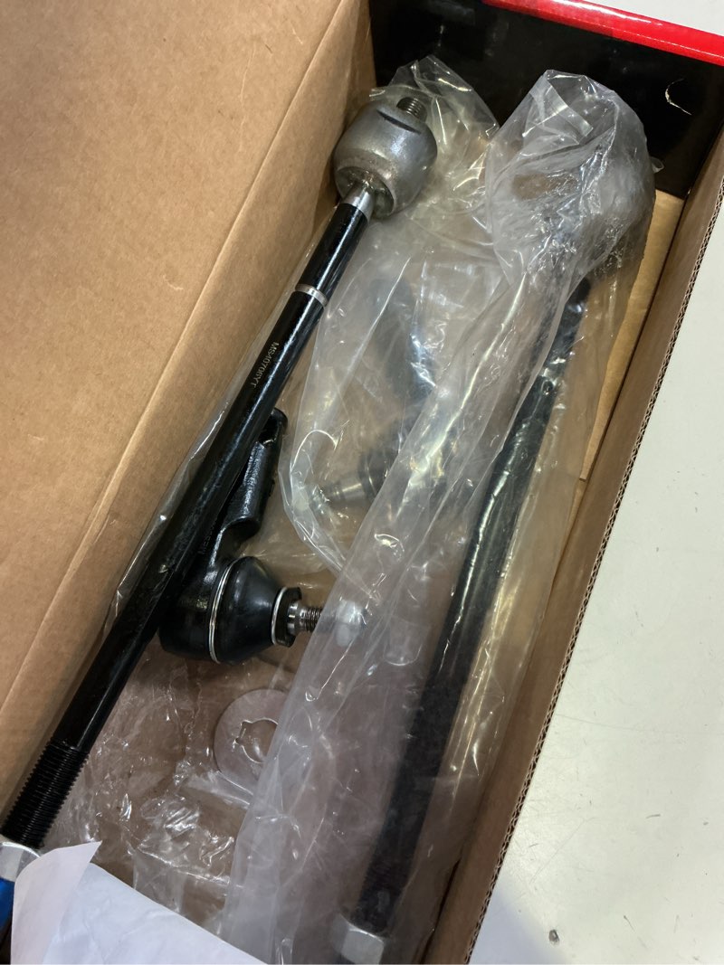 Condition photo showing As Is for boxi 4pcs front inner outer tie rod kit fit for mitsubishi outlander 2007 2008 2009 2010 2011 2012 2013 2014 2015 2016 2017 / for mitsubishi lancer 2009-2017 | ev800638 es800471