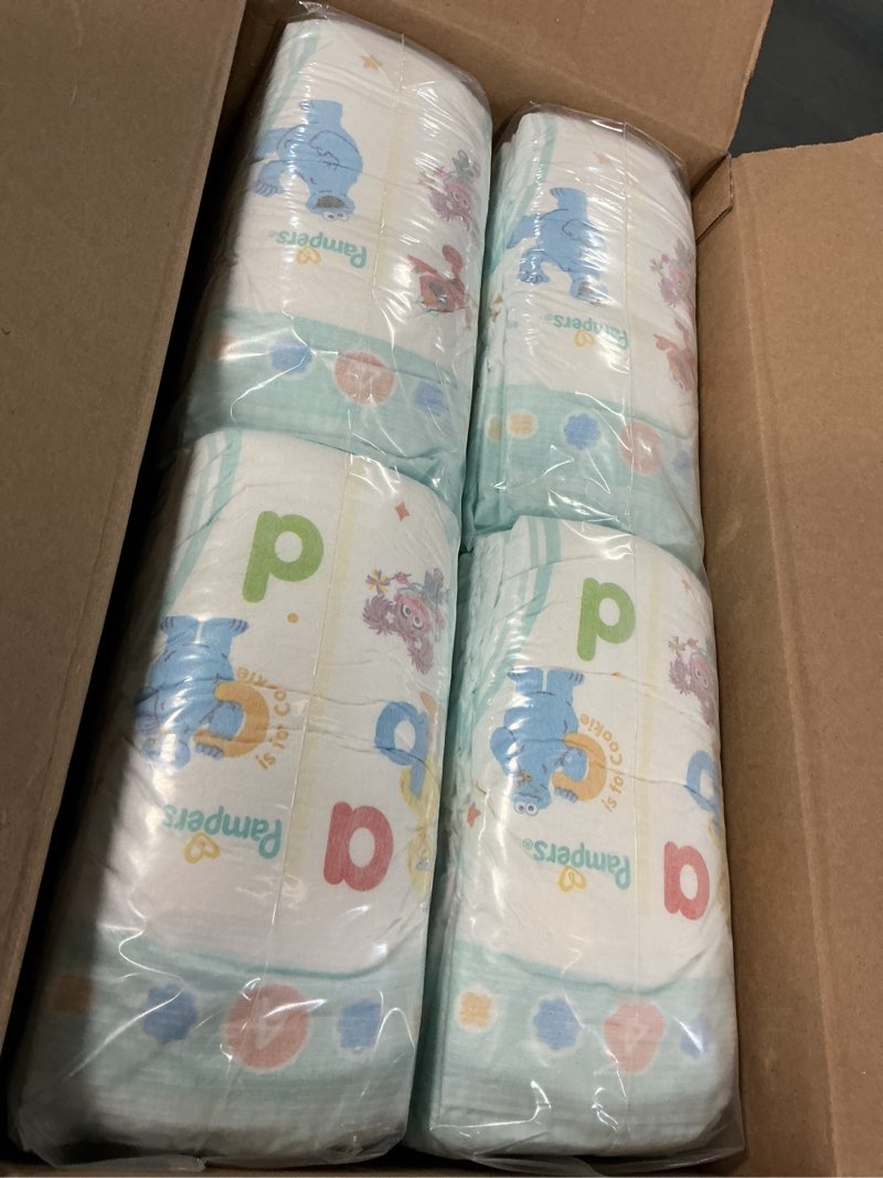 Condition photo showing New/Like New for Pampers Diapers - Baby Dry - Size 4, 92 Count, Absorbent Disposable Infant Diaper (Packaging May Vary) Size 4 92